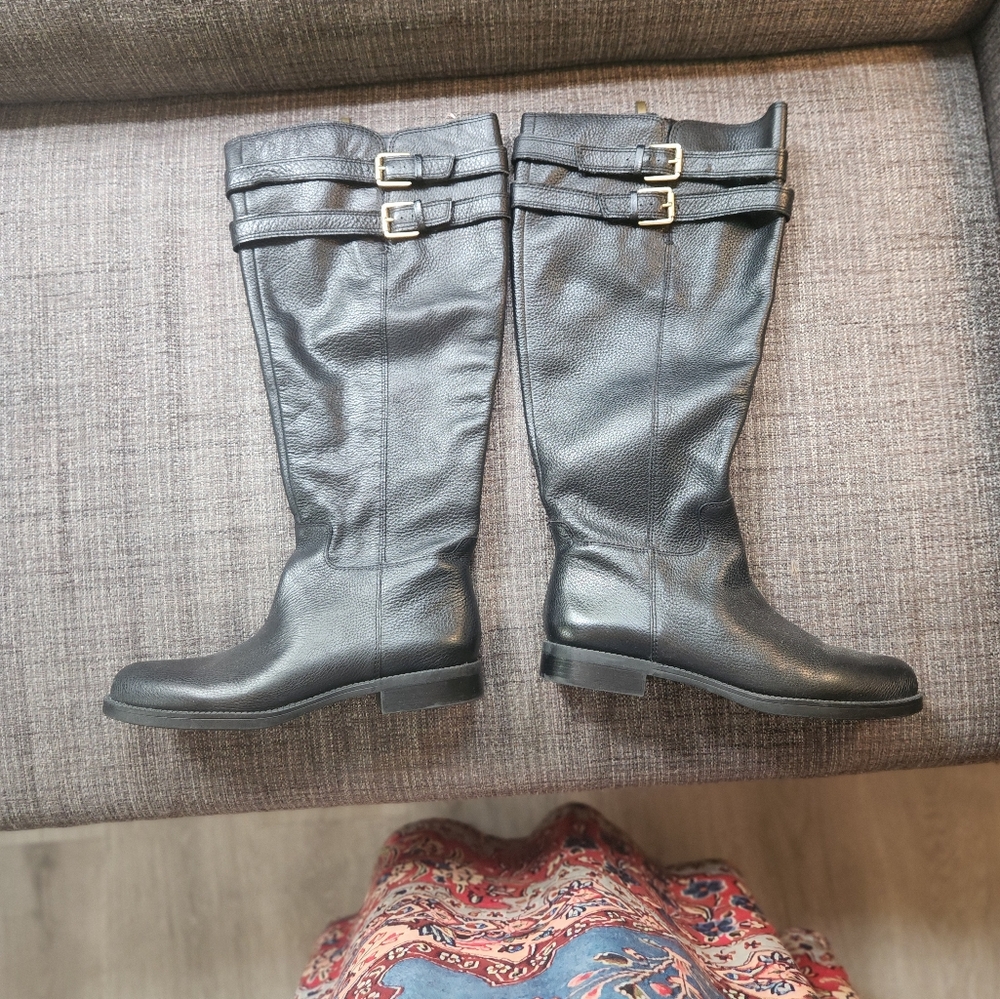 Franco Sarto Black Over the Knee Boots
